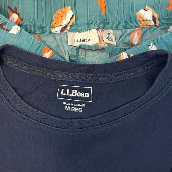 L.L. Bean Campfire S'mores Pajama Set Women's Sz M - Picture 5 of 5